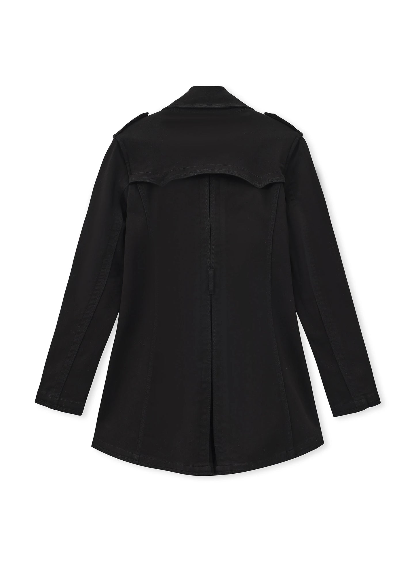 Belted Denim Coat
