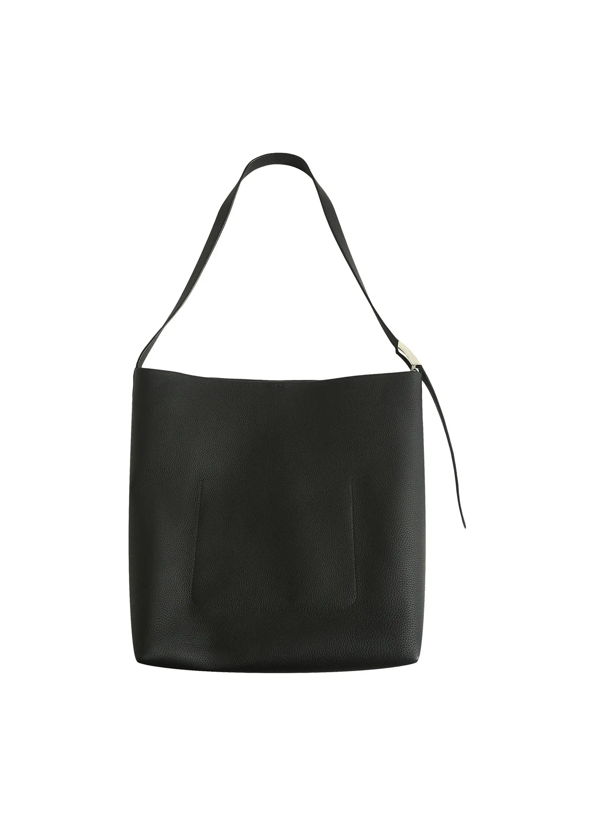 Belted Leather Tote