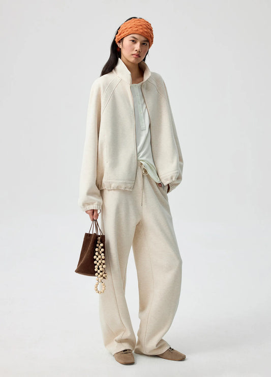 Coco Ruffled Zip Hoodie