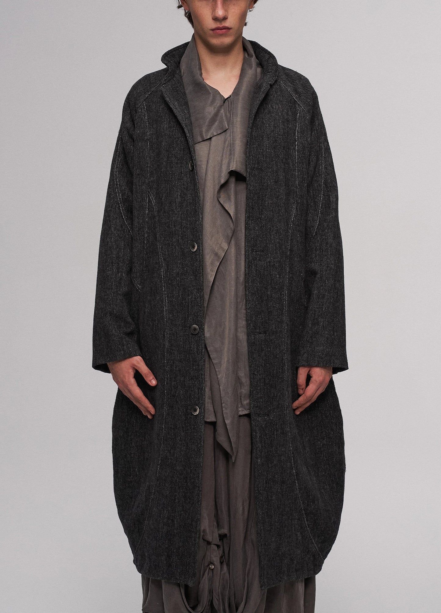 Cocoon Collar Coat