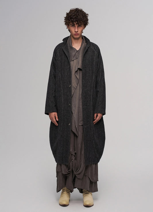 Cocoon Collar Coat