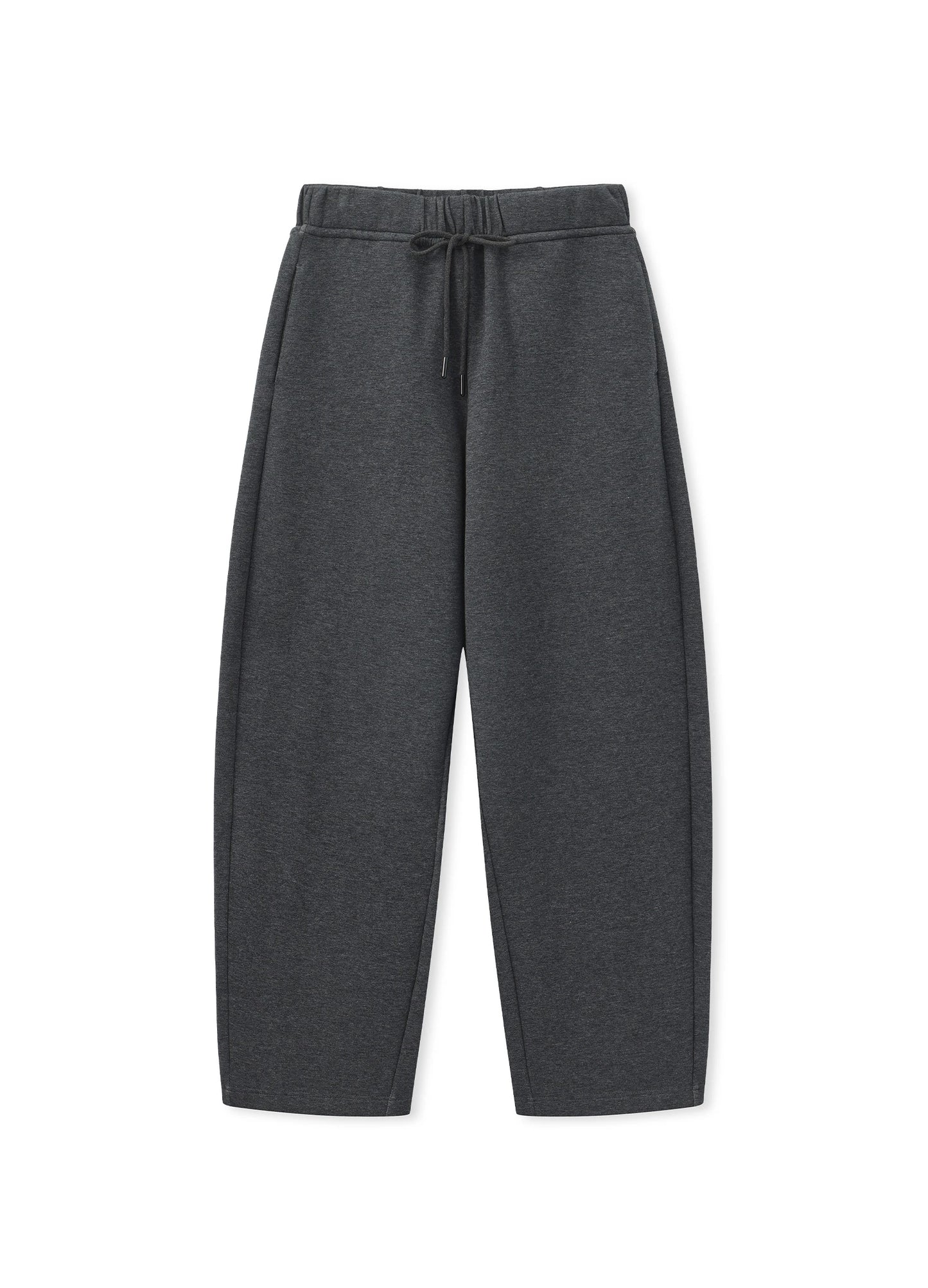 Curved Cotton Sweatpants