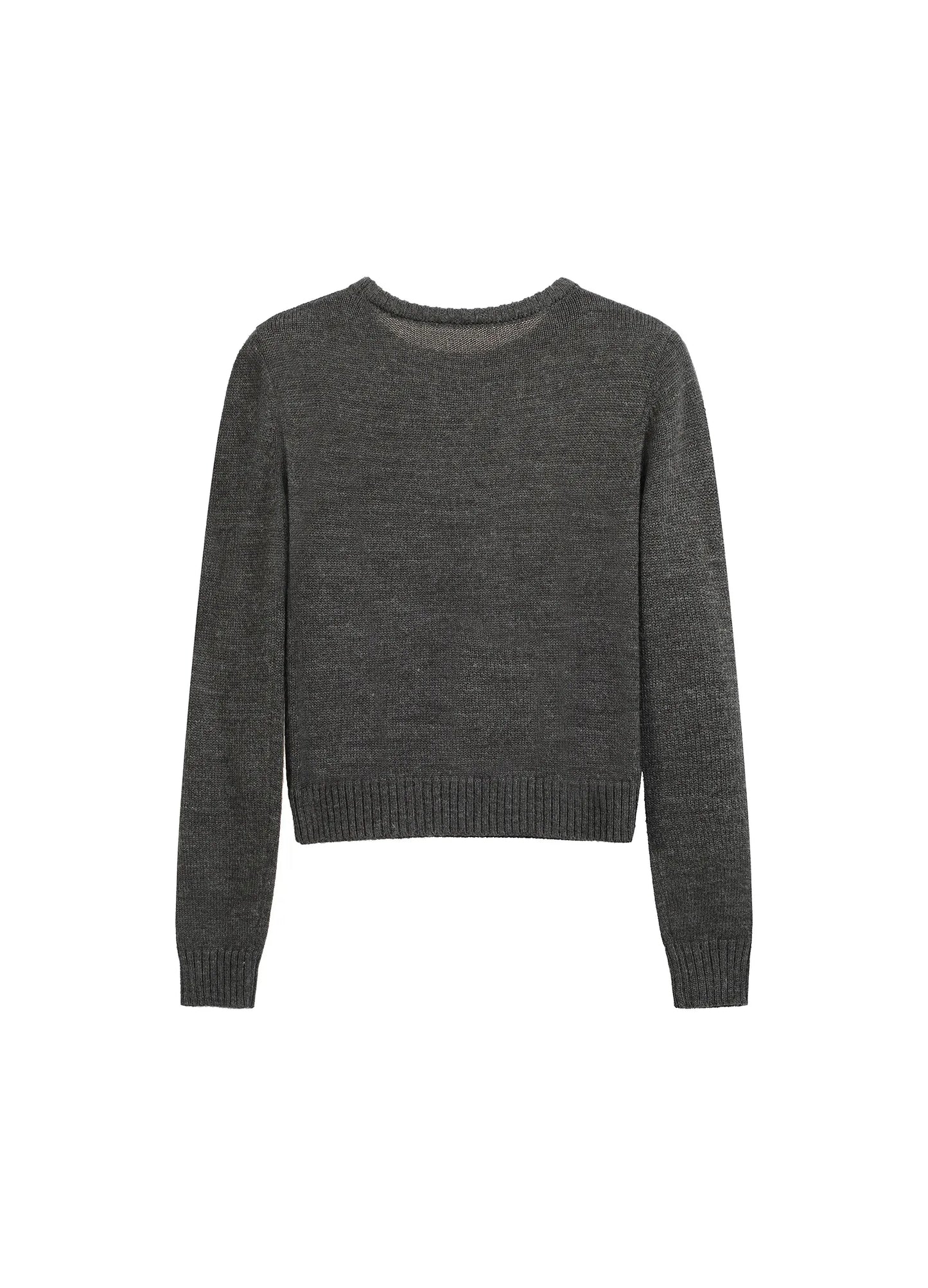 Merino Knit Embroidered Top