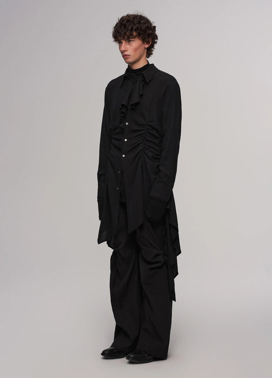 Dark Extended Shirt Men