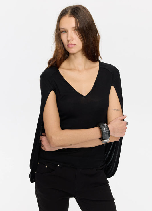 Deep V Cape Top