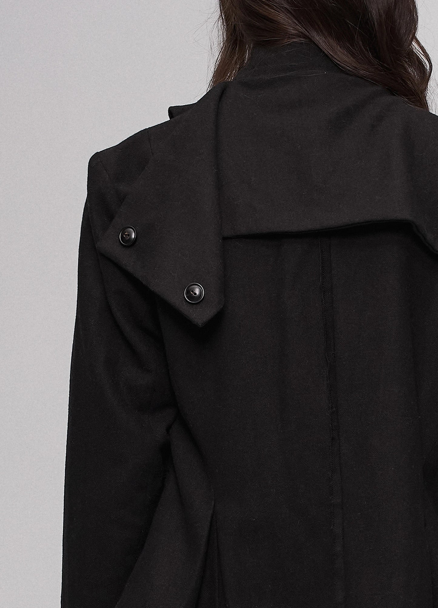 Distressed Collar Jacket