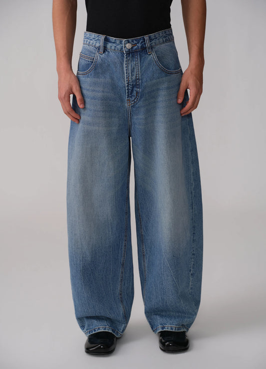 Faded Wide Denims