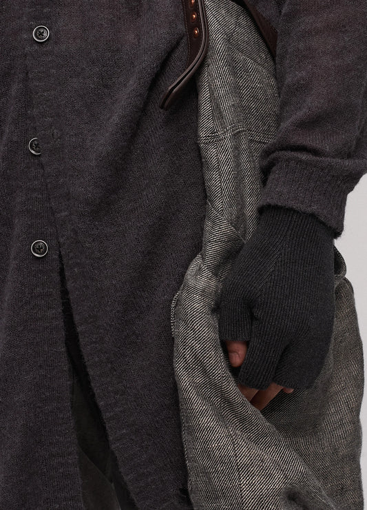 Fingerless Knit Gloves