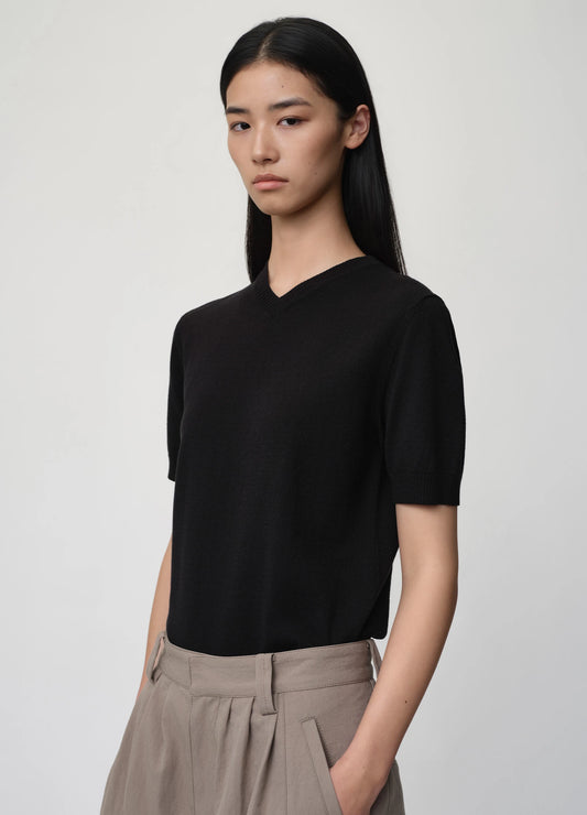 Fitted Knit Tee