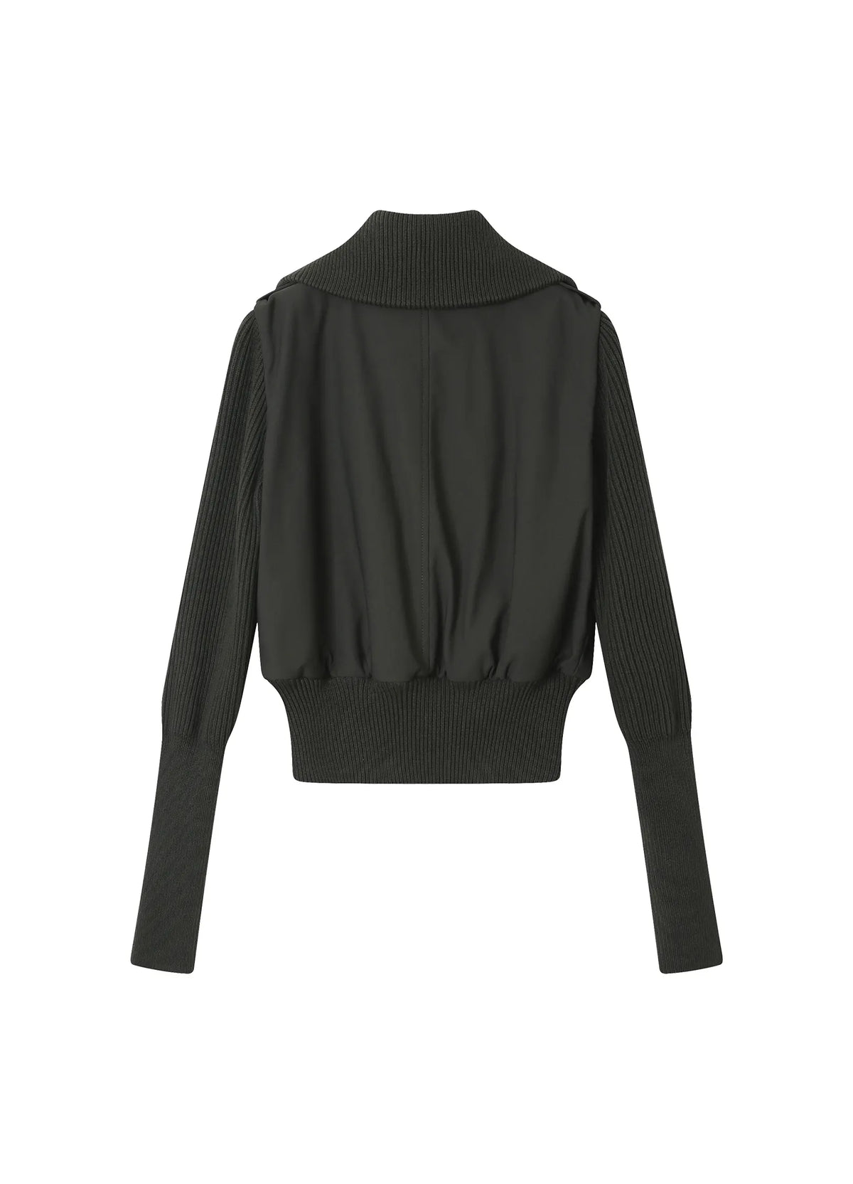 Knit Panel Jacket