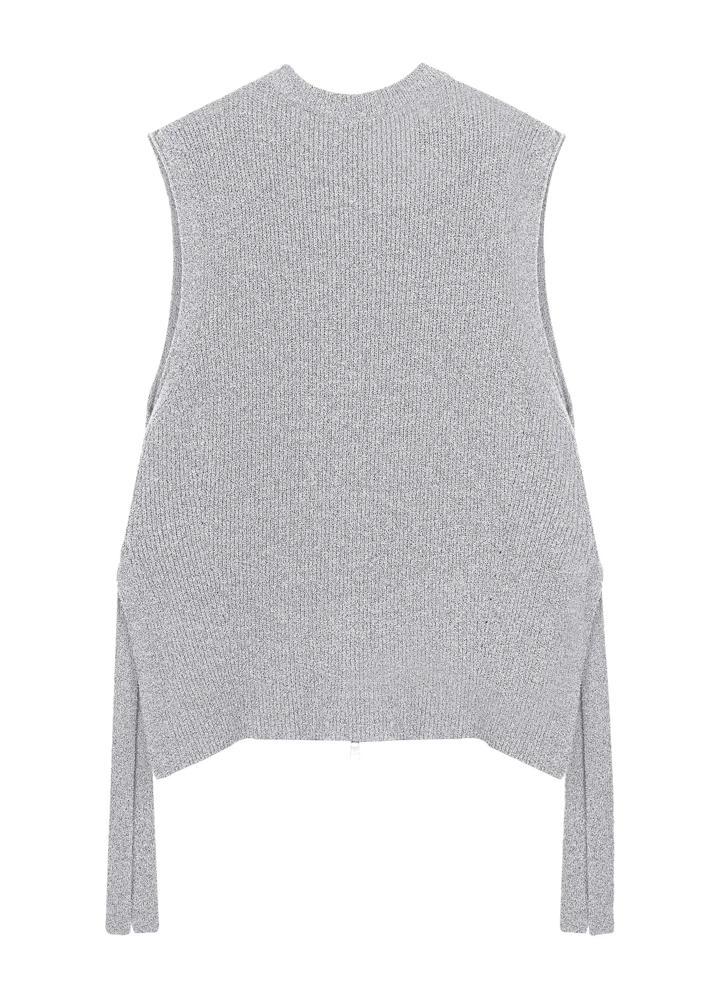 Knitted Zip Vest