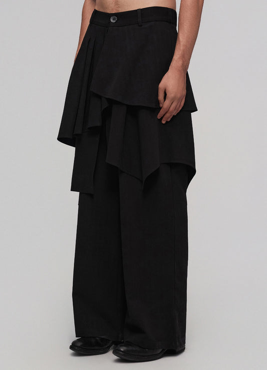 Layered Panel Trousers