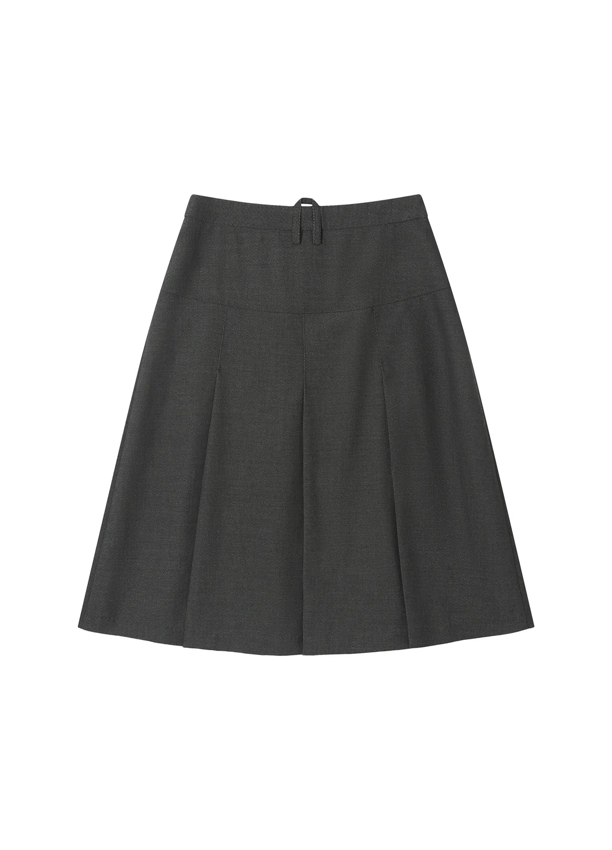 Merino Pleated Skirt