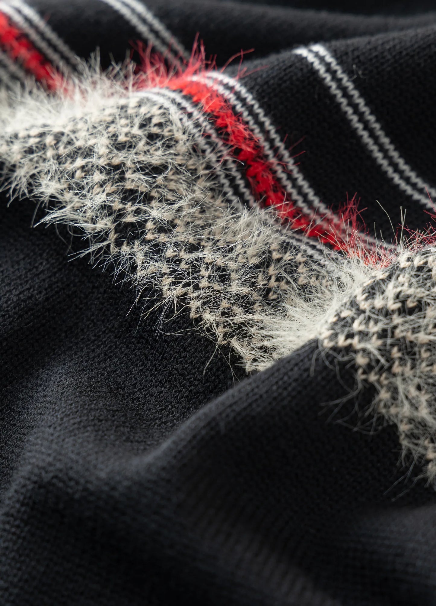 Mohair Design Cardigan - Loose