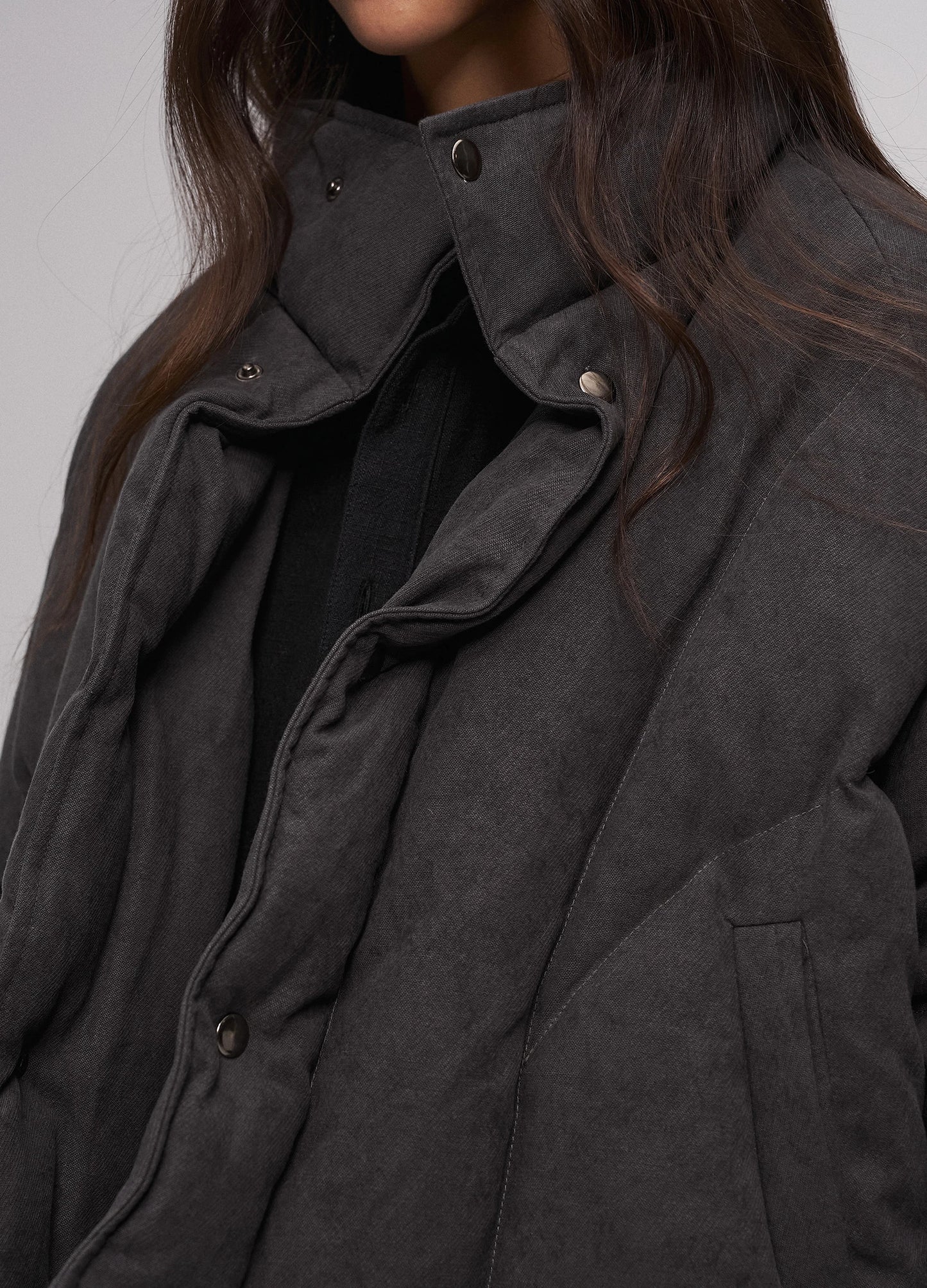Offset Collar Puffer