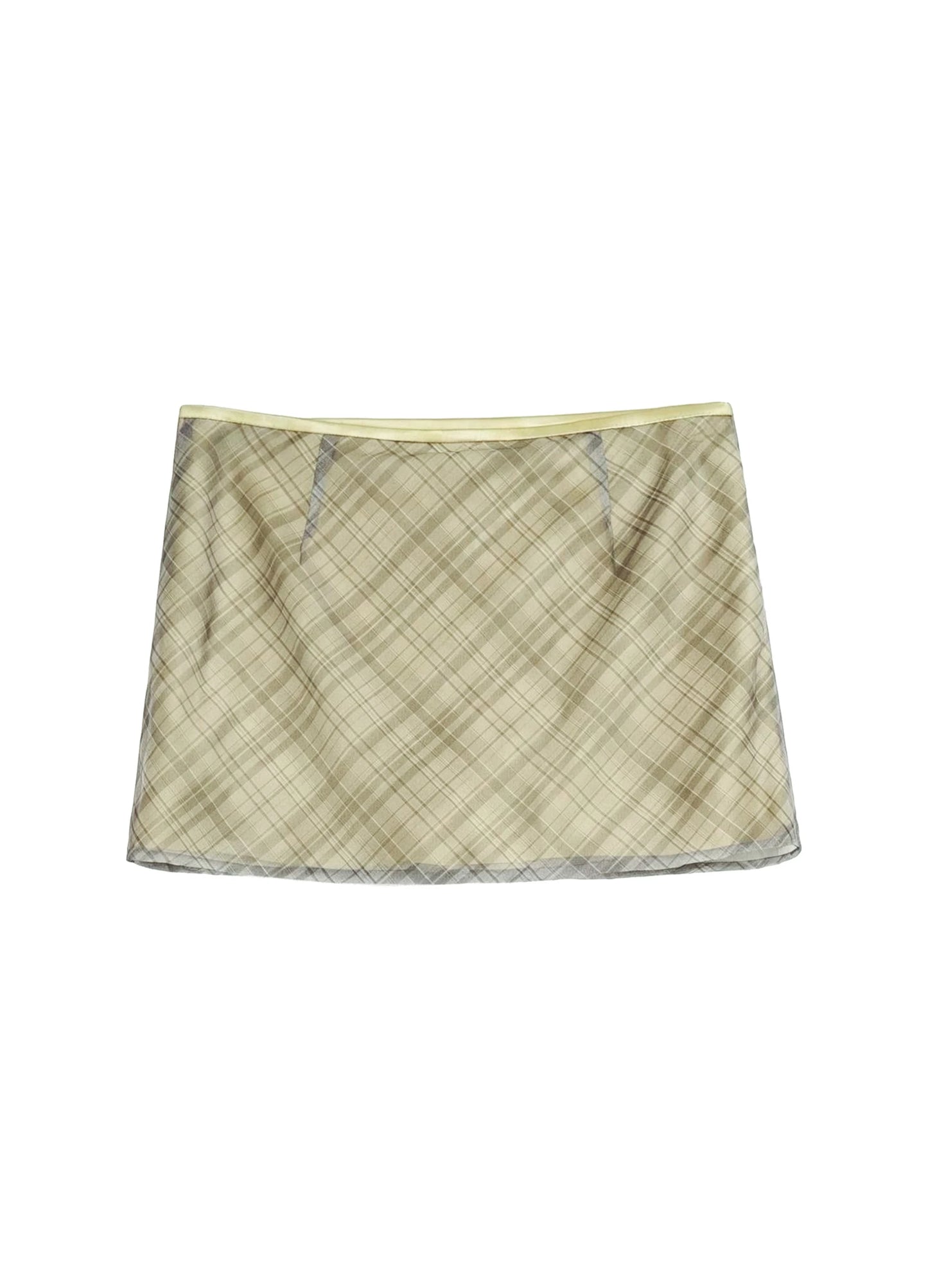 Plaid Mini Skirt