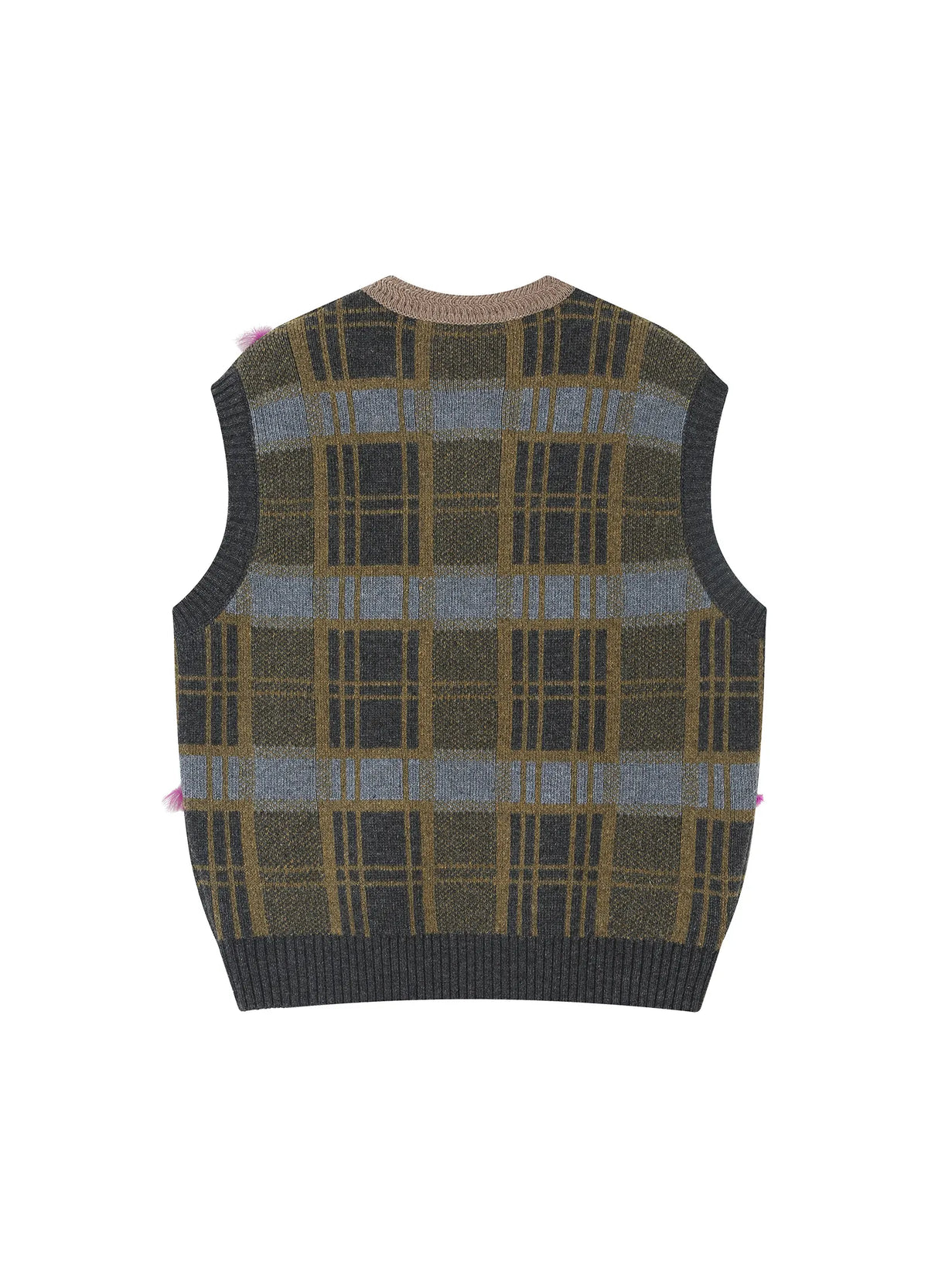 Plaid Sweater Vest