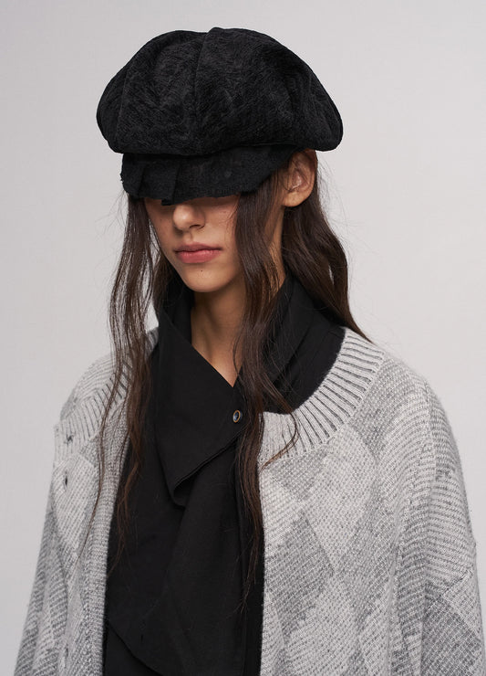 Pleated Brim Hat