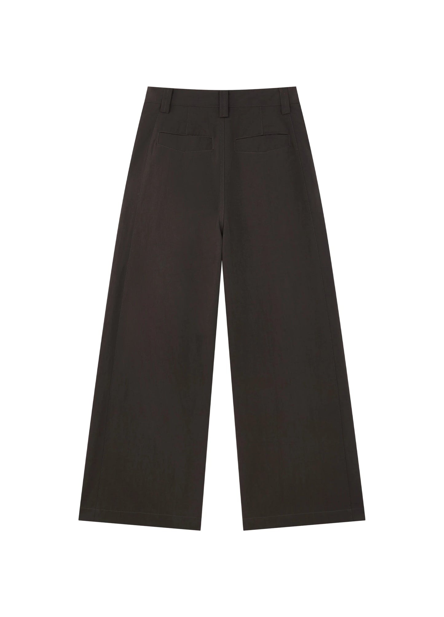Pleated Cotton Trousers