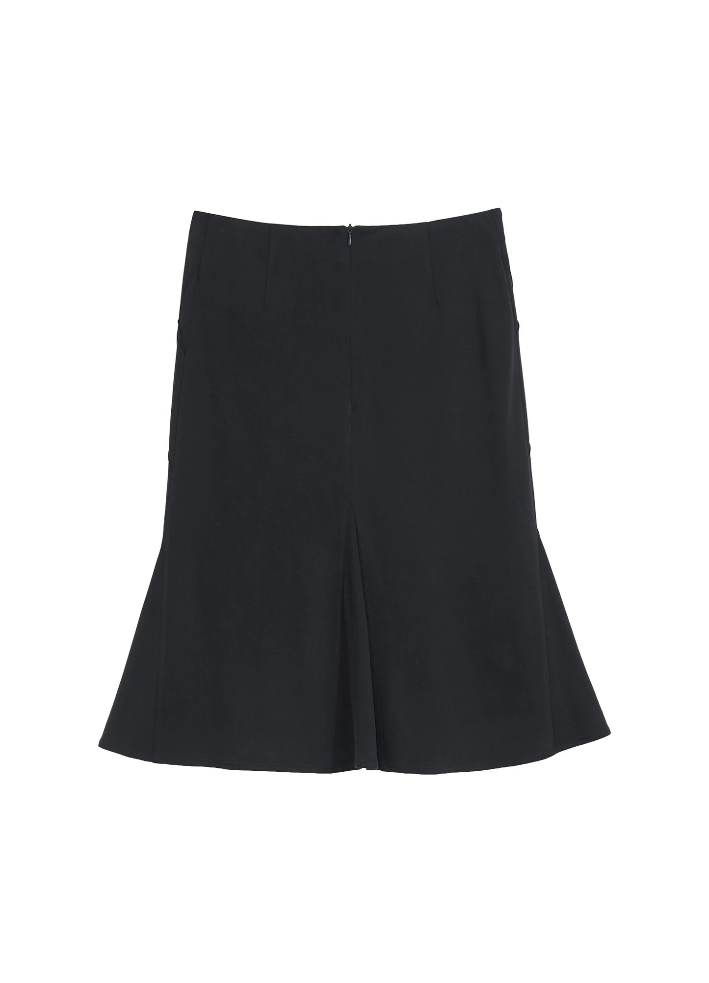 Pleated Fishtail Skirt