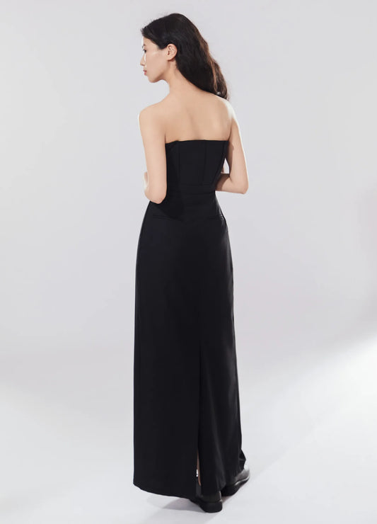 Pleated Evening Dress