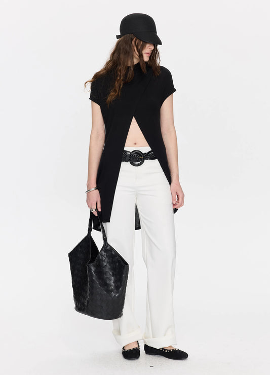 Slit Neck Top