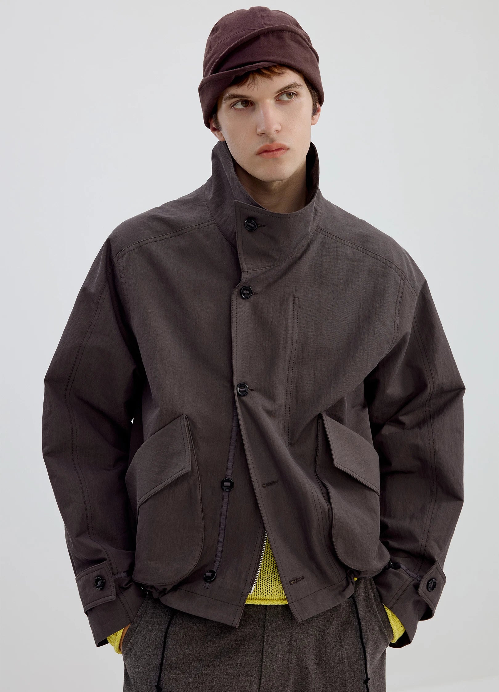 Stand Collar 3D Jacket – VERSEAS