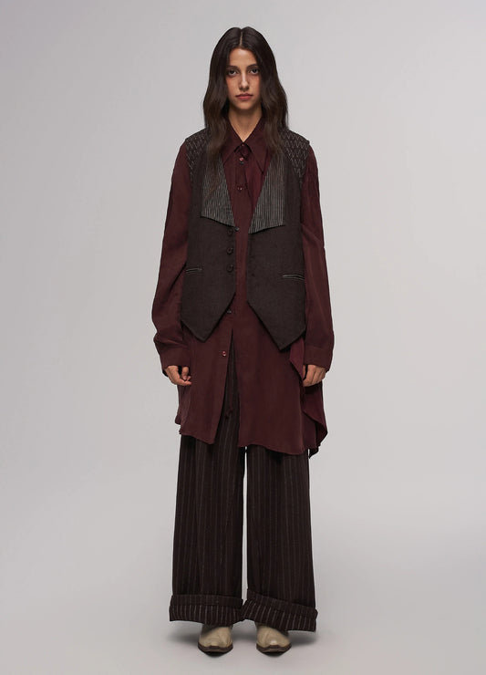 Tailored Embroidered Vest