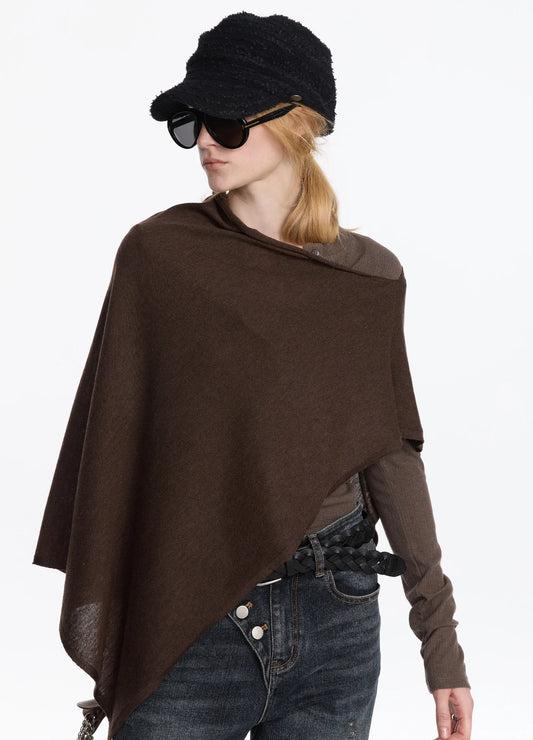 Two-Tone Wool Shawl