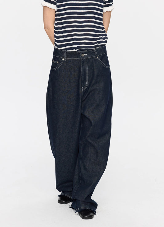 Wide Raw Denims