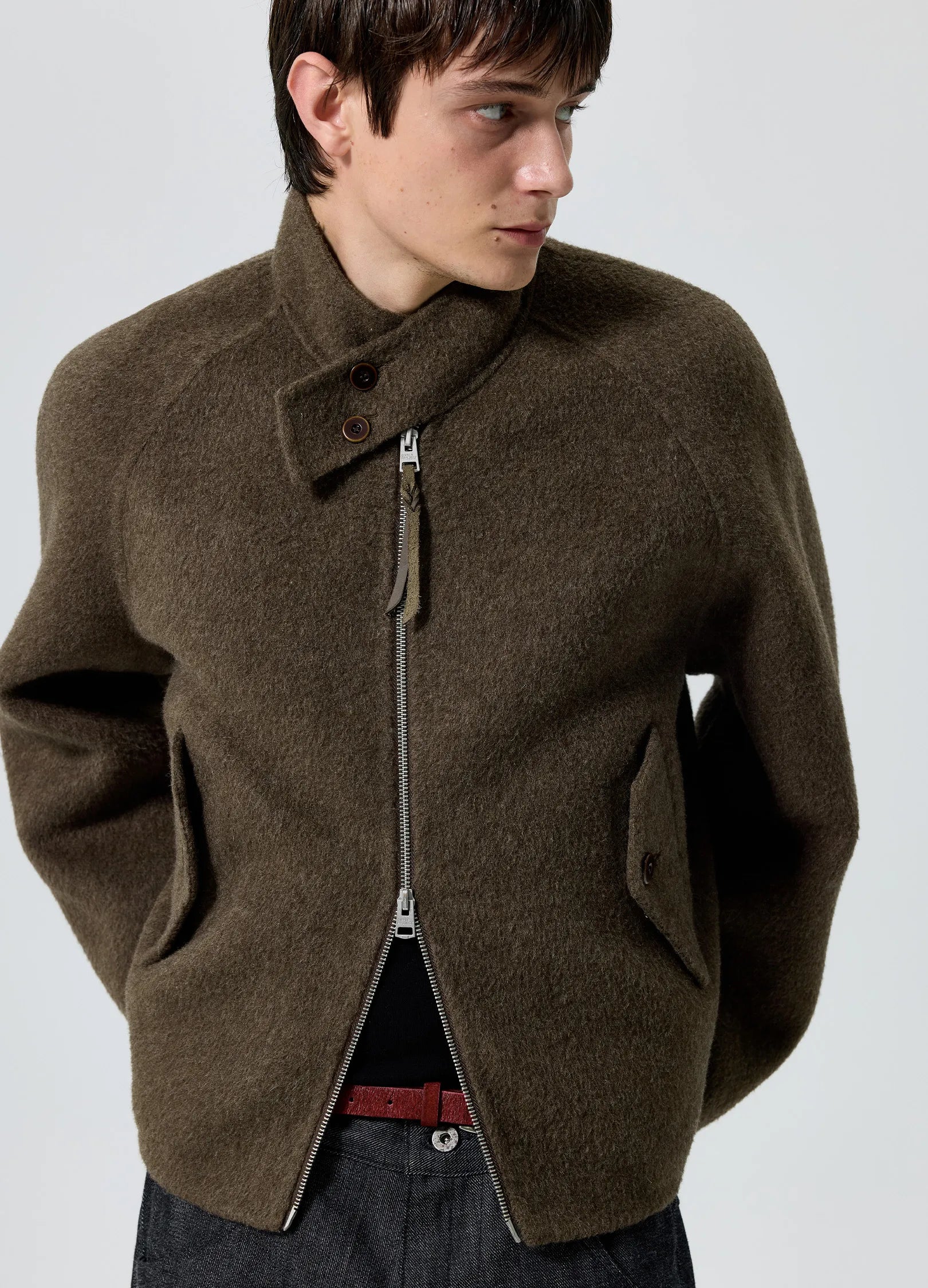 ジャケット・アウター 80s vtg short wool Harrington jacket Wool Harrington Jacket – VERSEAS