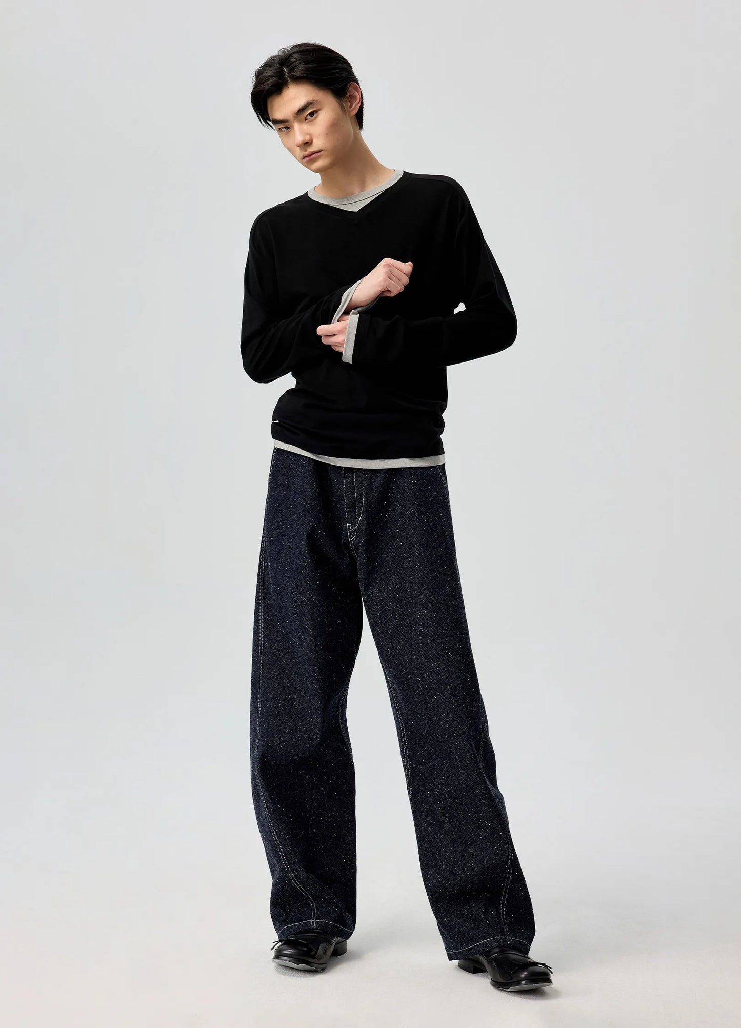 Paneled Long Sleeve