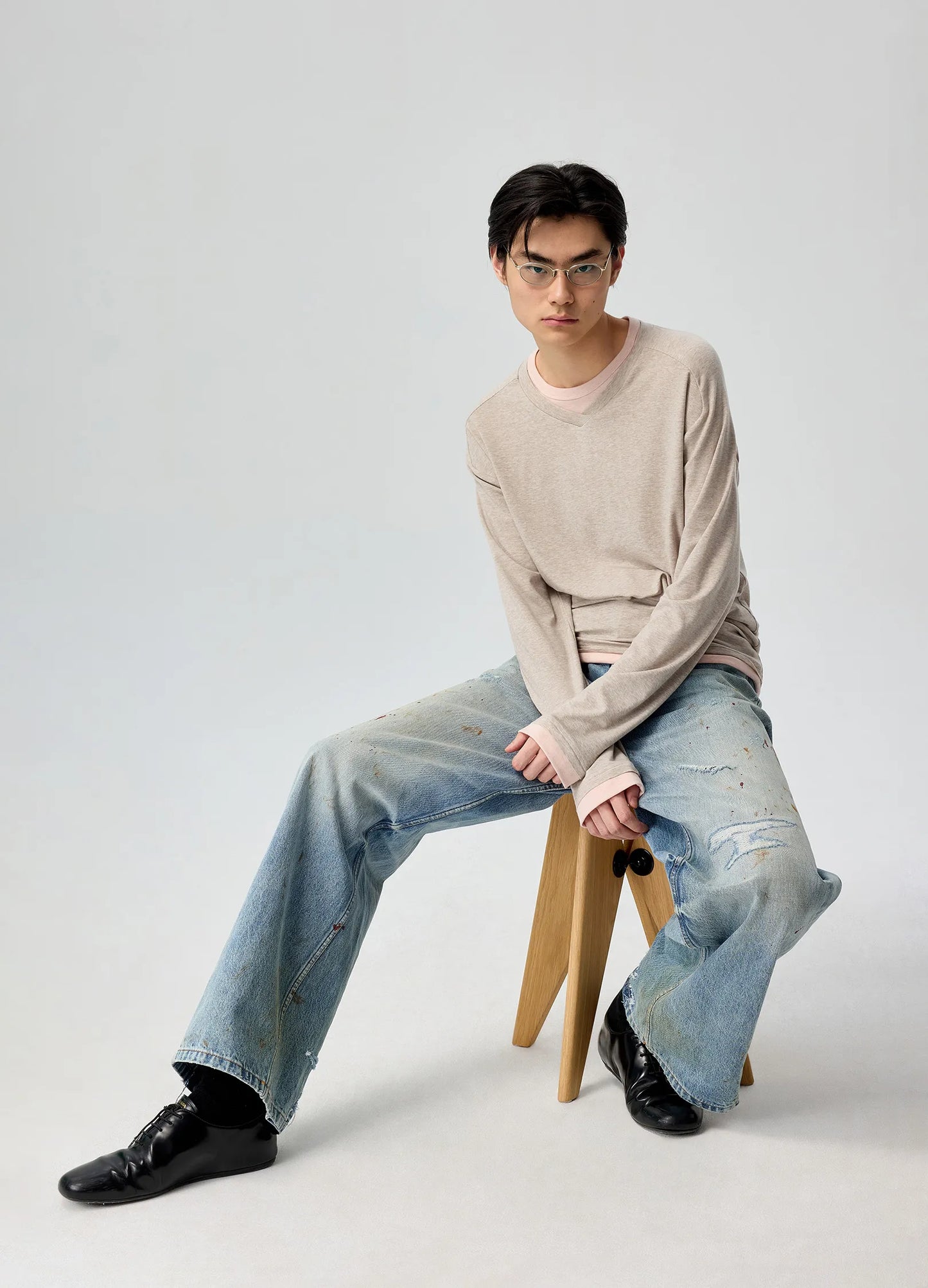 Paneled Long Sleeve