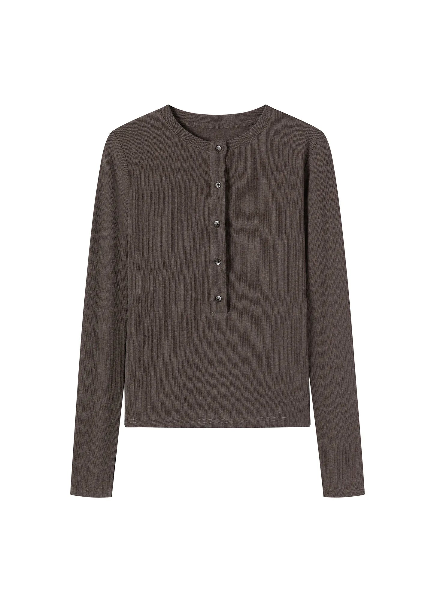 Acetate Henley Top
