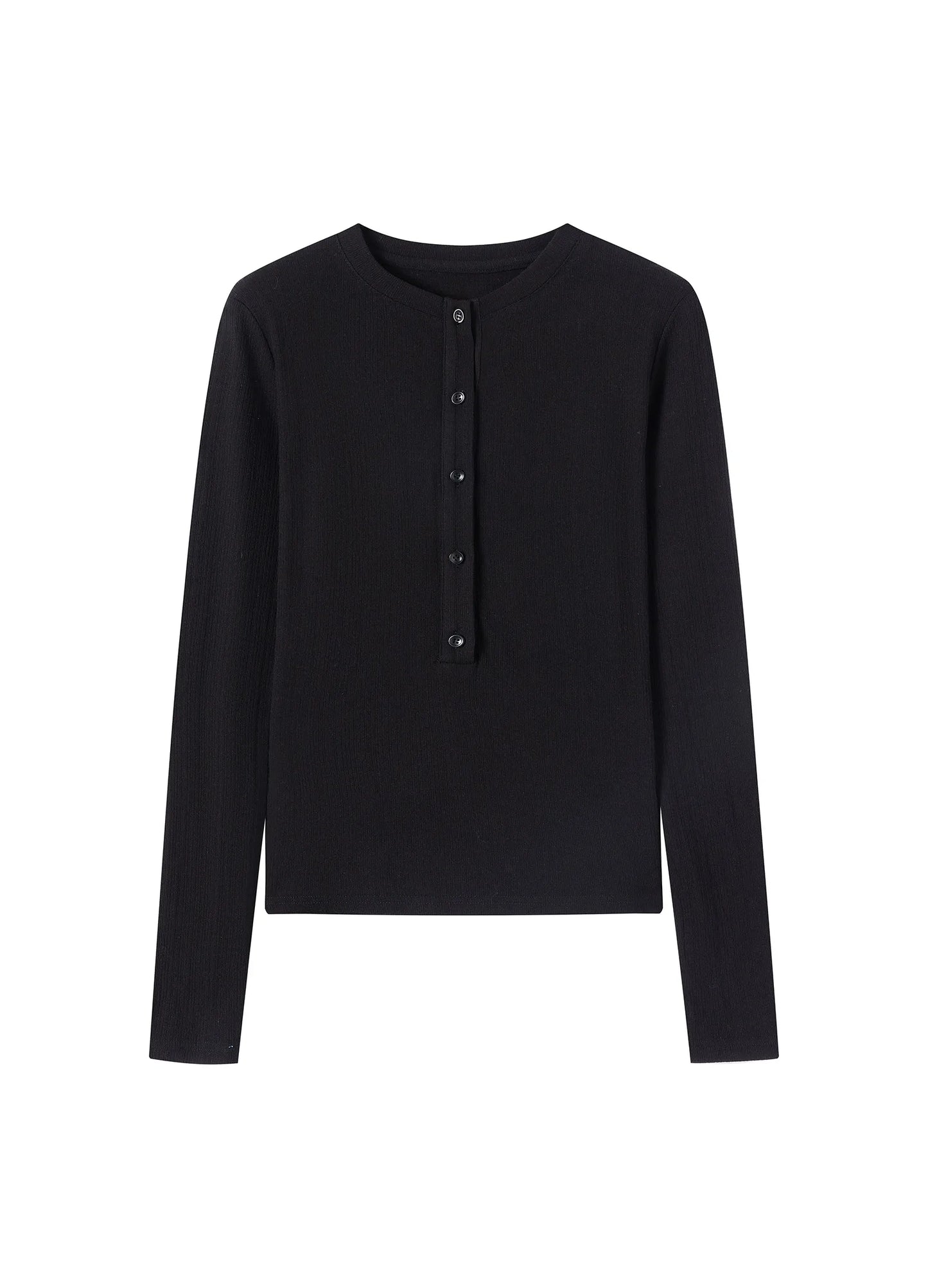 Acetate Henley Top