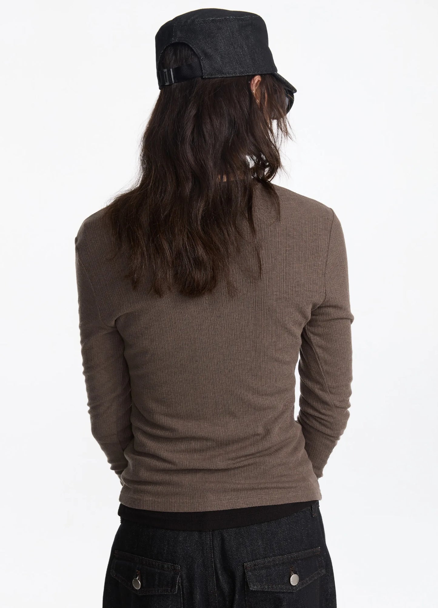 Acetate Henley Top