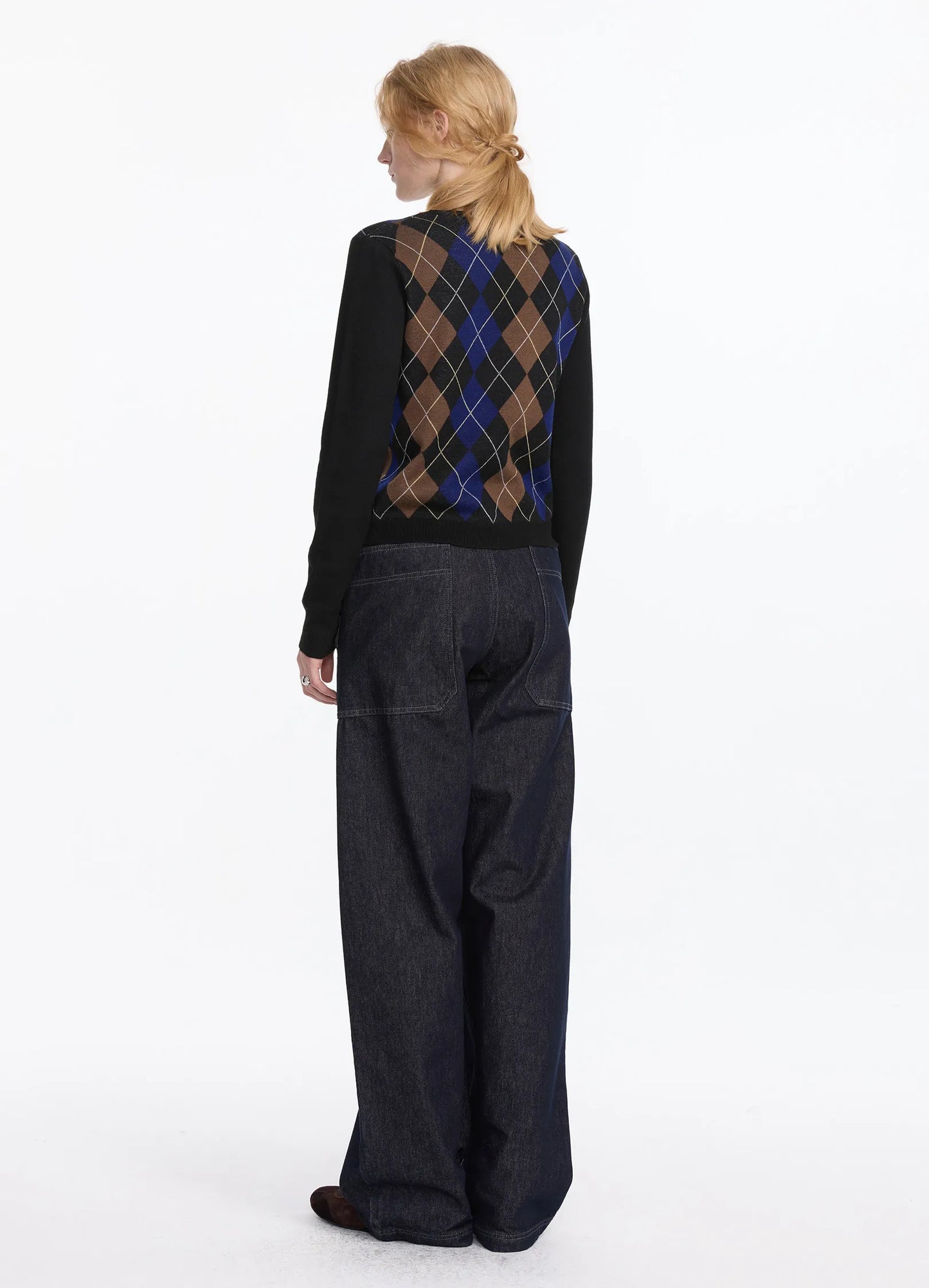 Argyle Knit Sweater