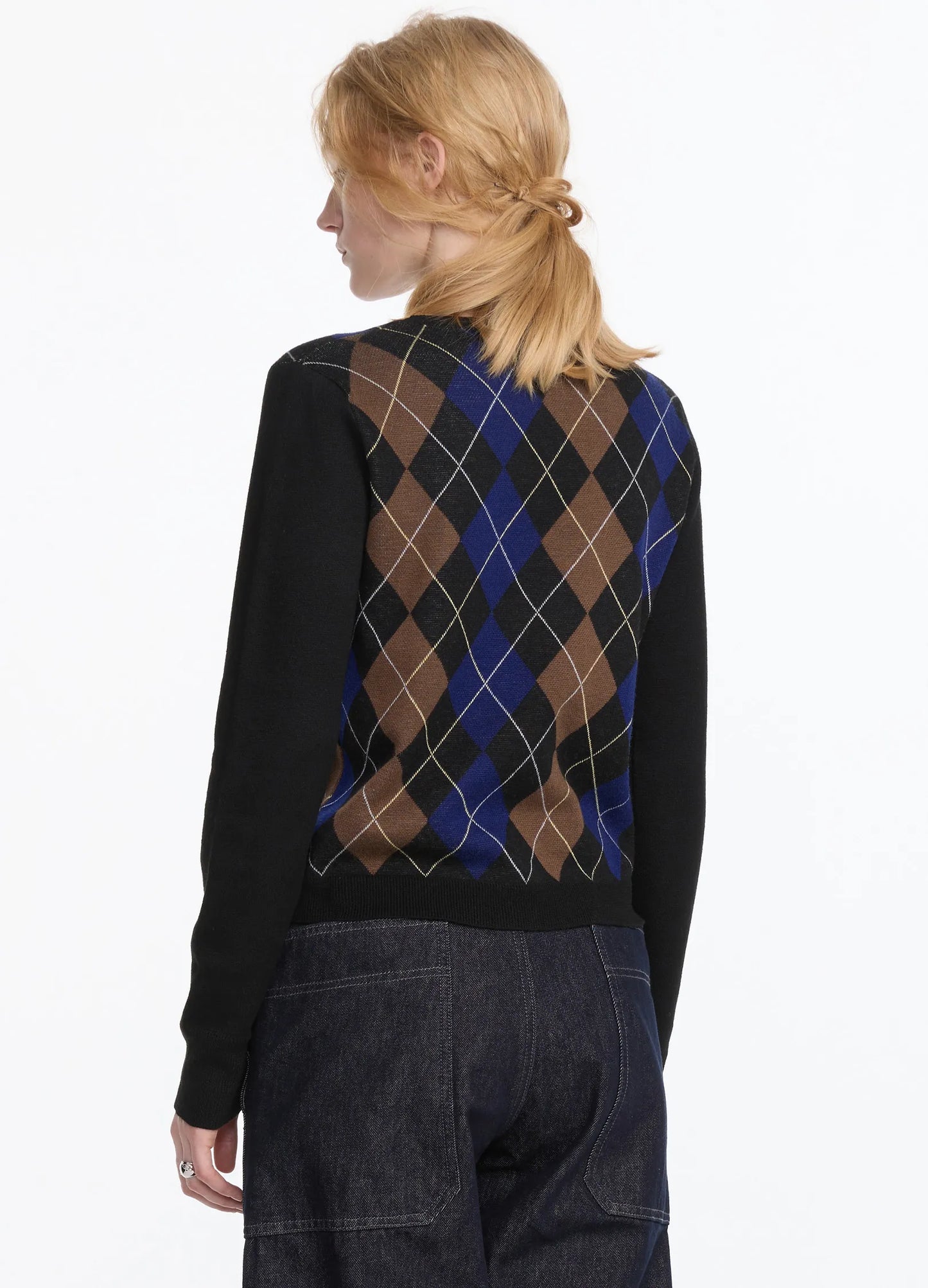Argyle Knit Sweater