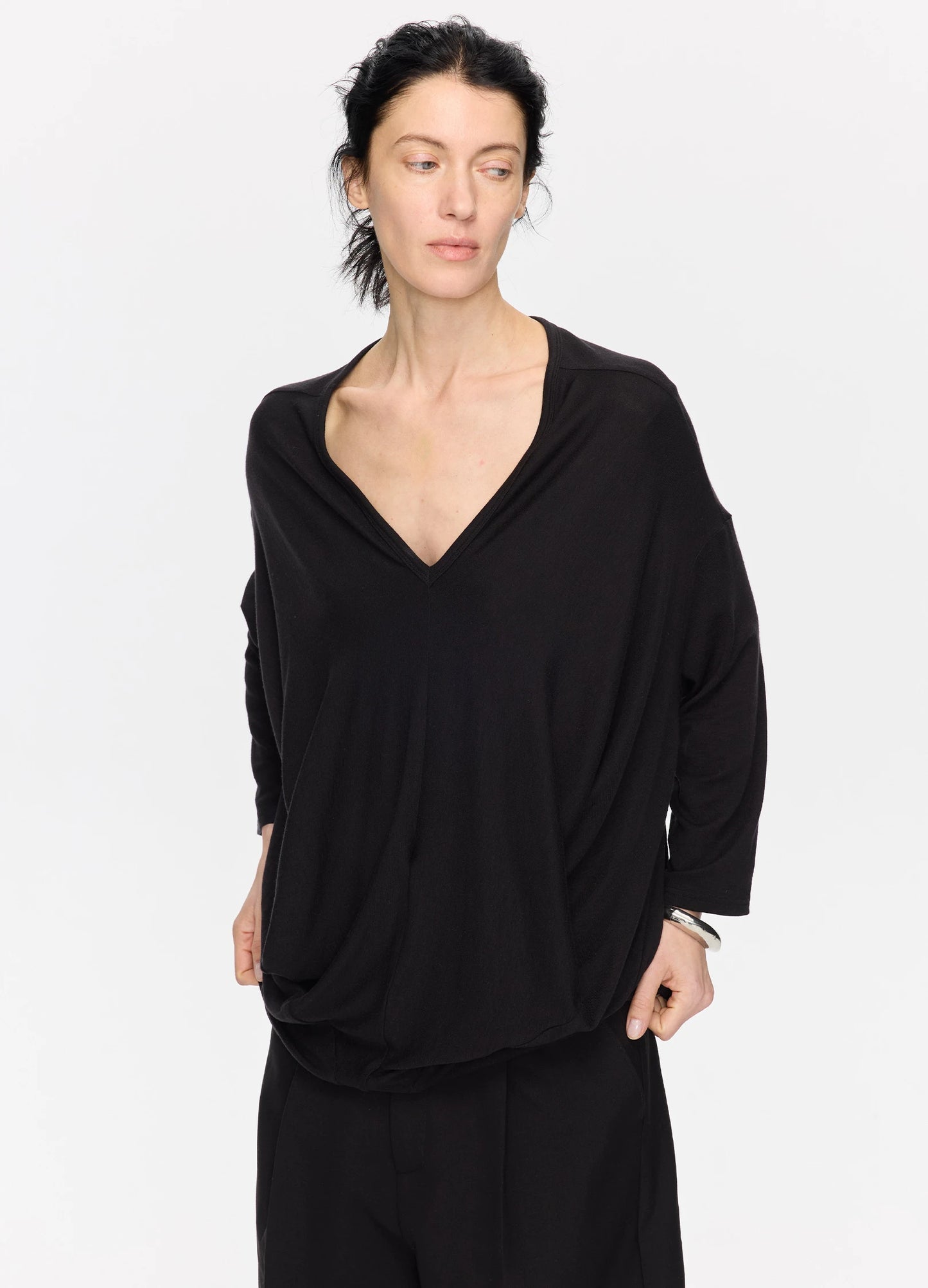 Asymmetric Cocoon Top