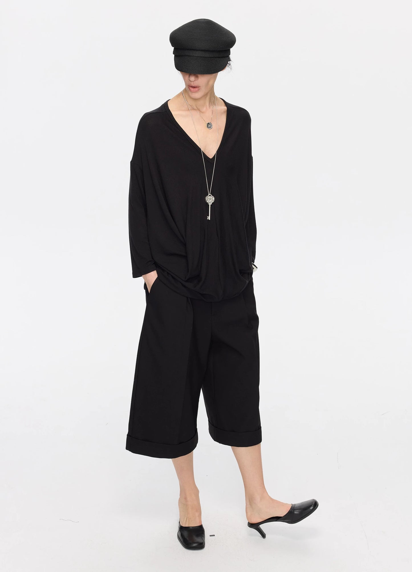 Asymmetric Cocoon Top
