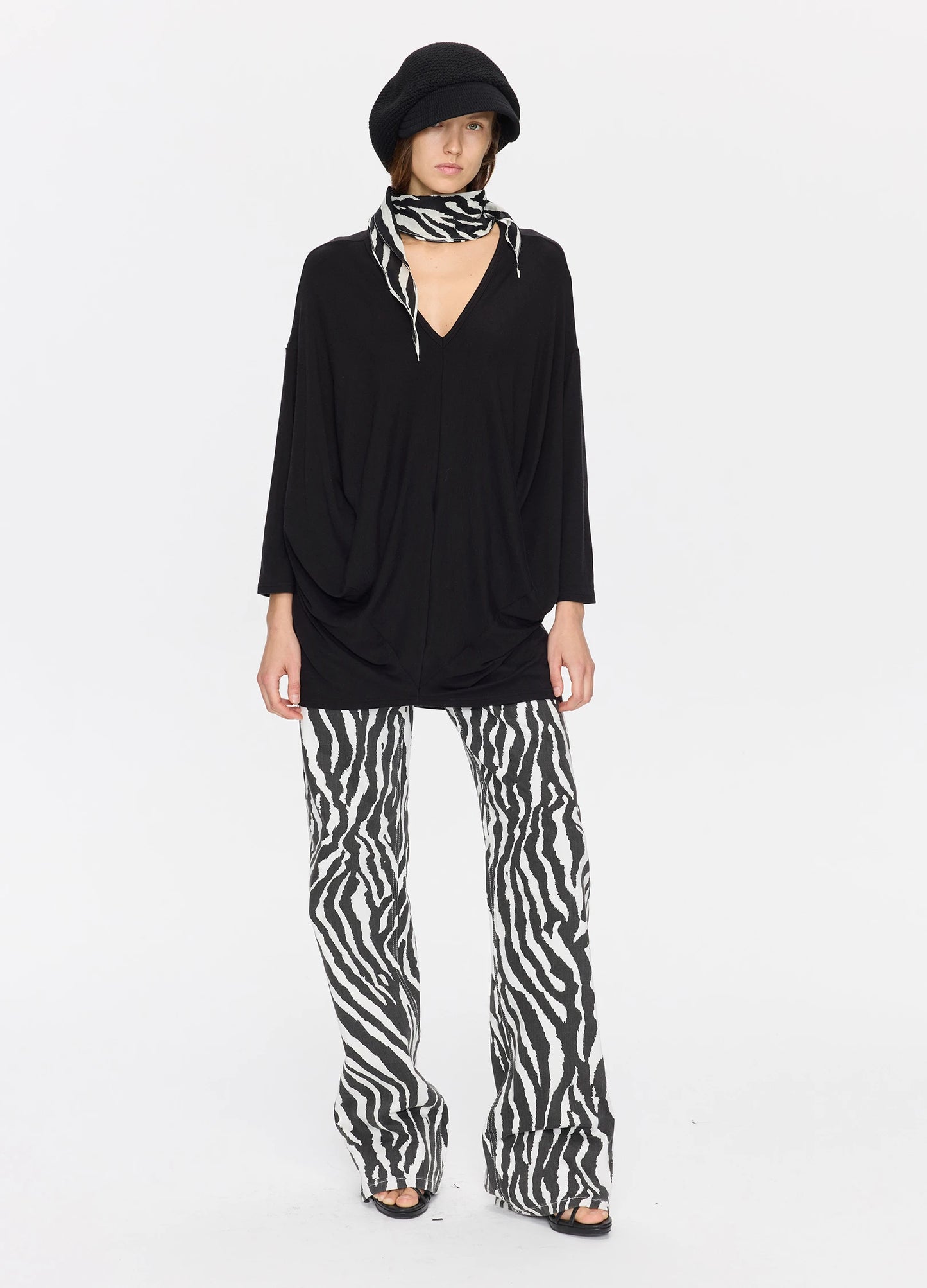 Asymmetric Cocoon Top