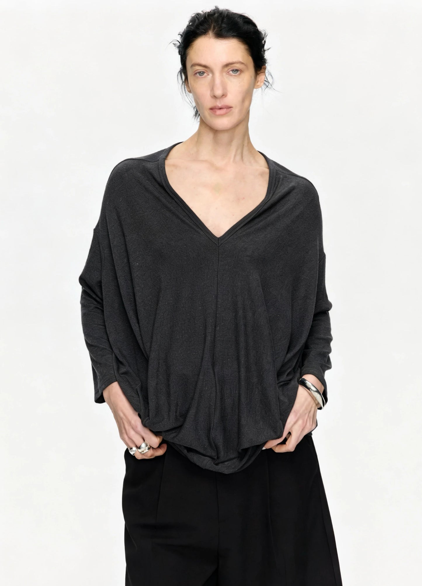 Asymmetric Cocoon Top