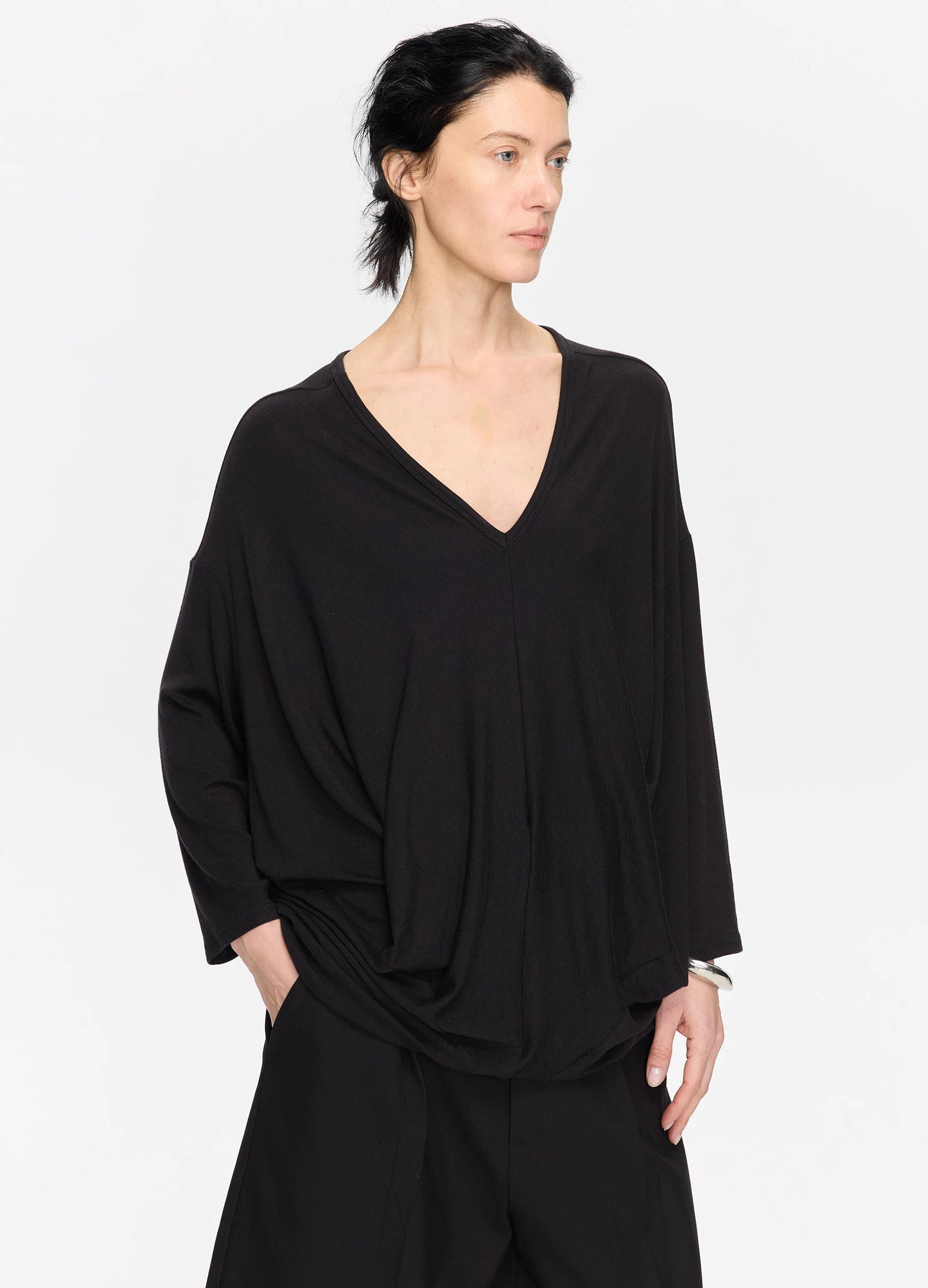 Asymmetric Cocoon Top