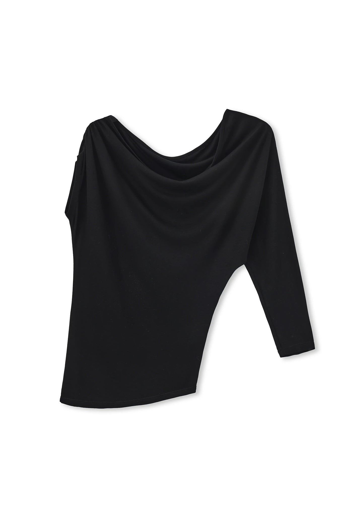 Asymmetric Ruched Tee