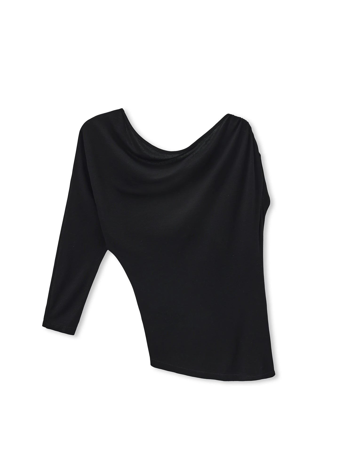 Asymmetric Ruched Tee