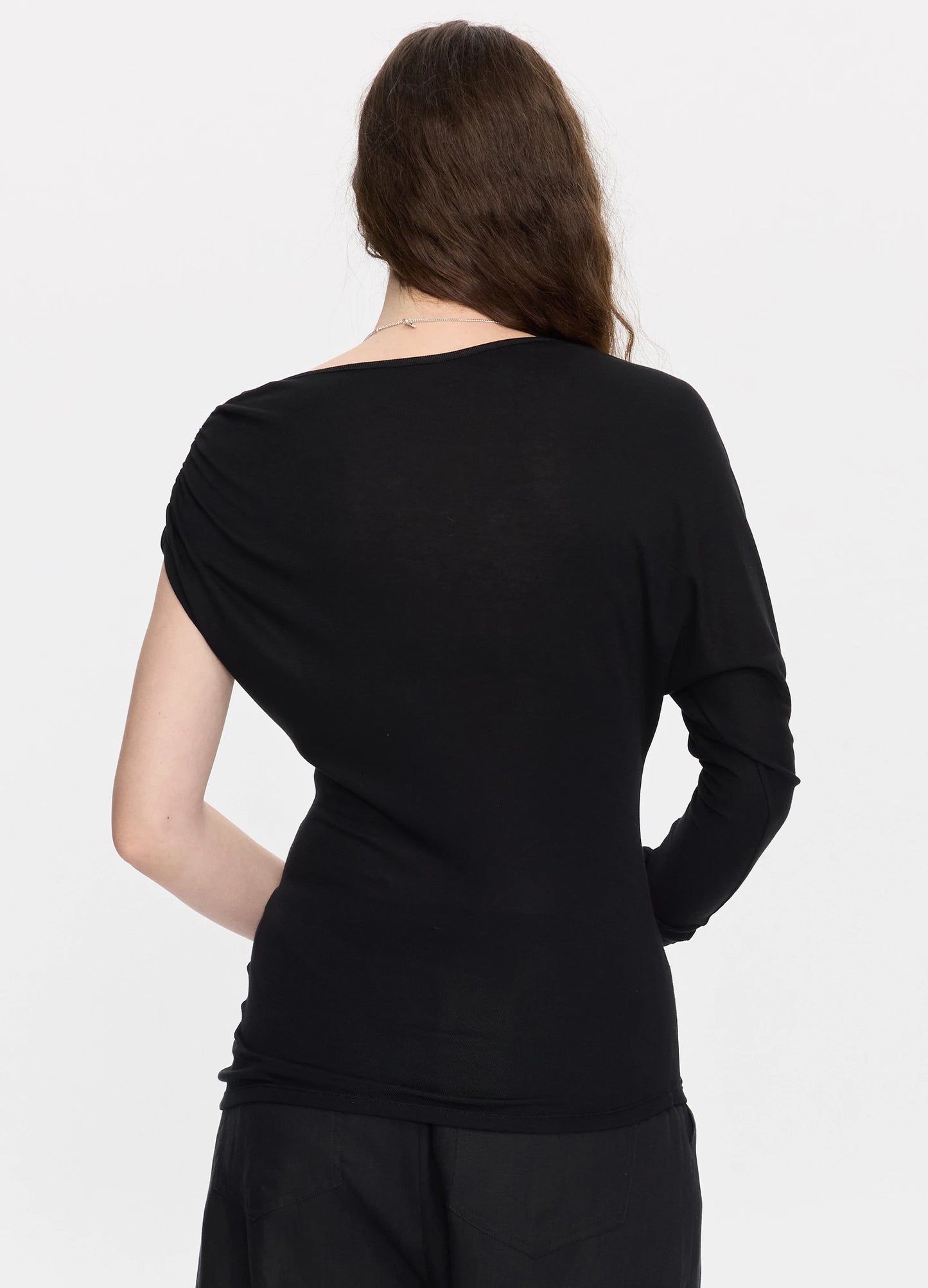 Asymmetric Ruched Tee