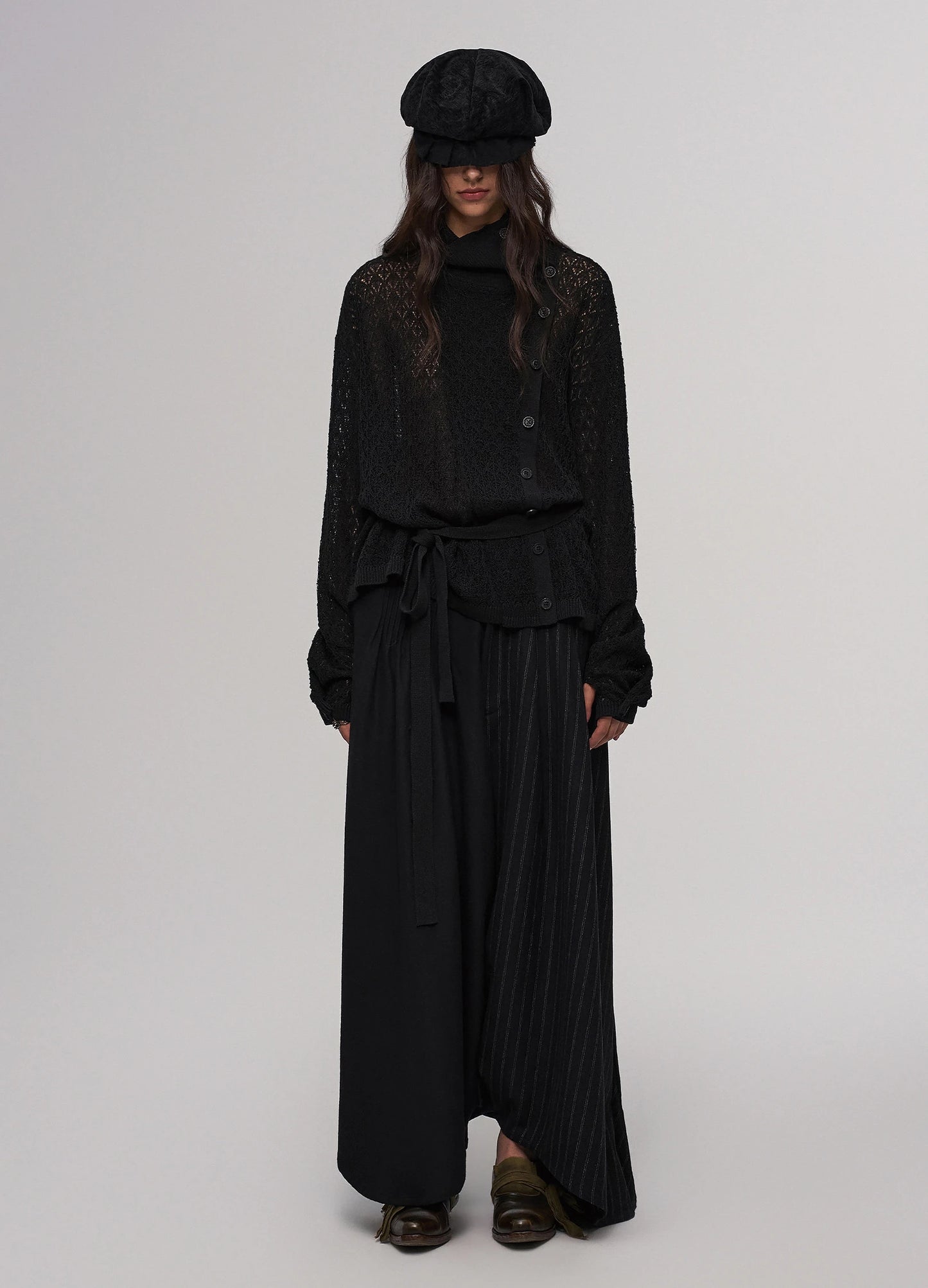 Asymmetric Waist Trousers