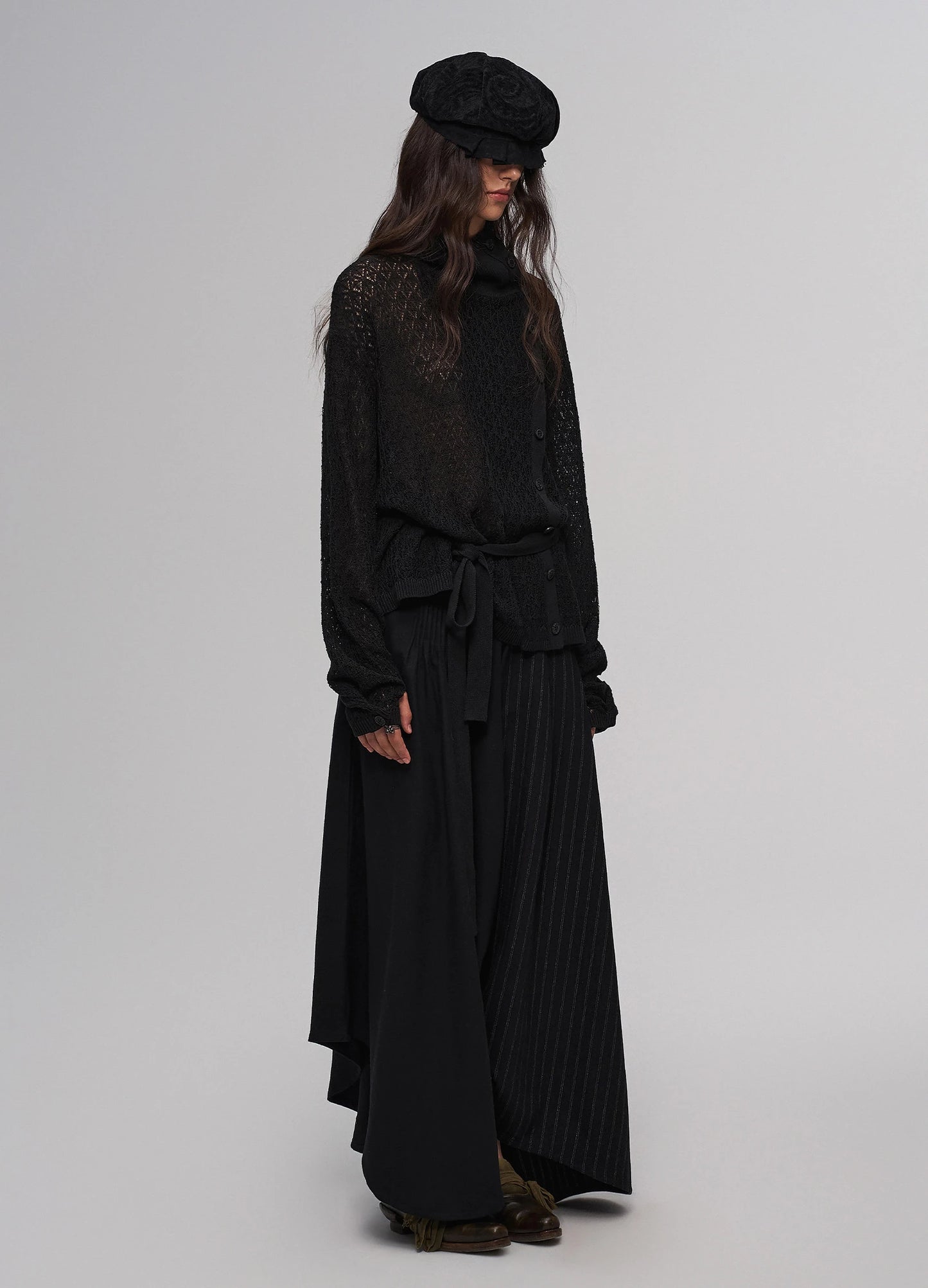 Asymmetric Waist Trousers