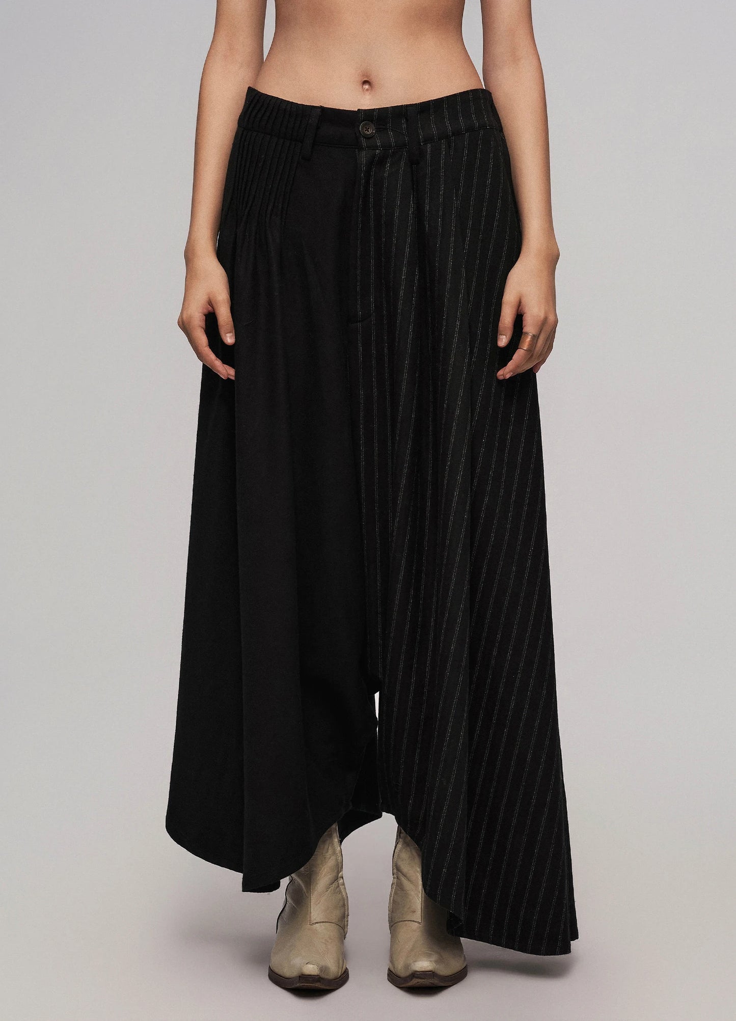 Asymmetric Waist Trousers