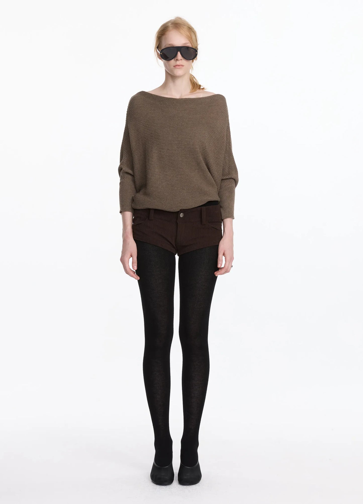 Batwing Knit Shawl